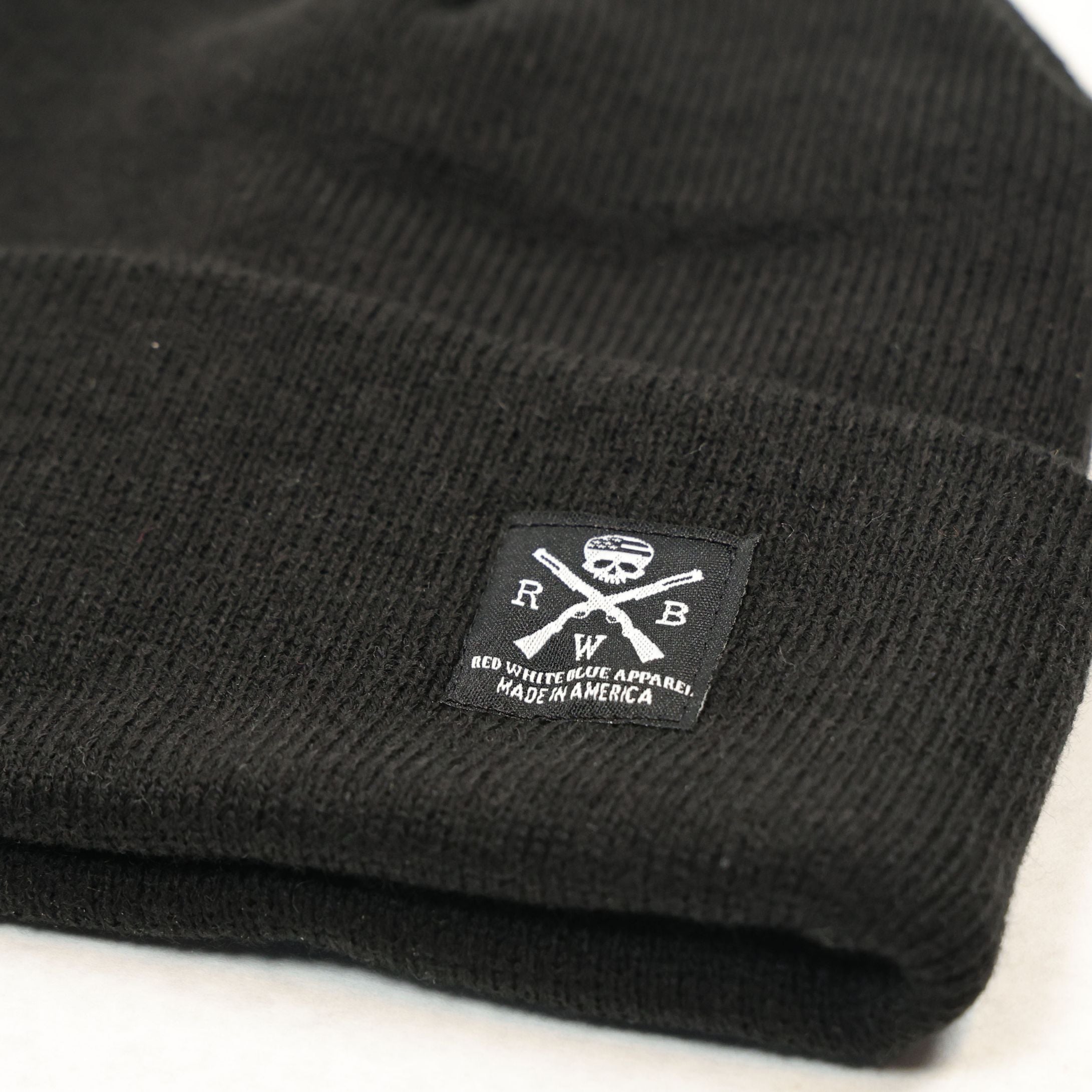 The Standard Winter Beanie | Made in USA / Cuff (Black)