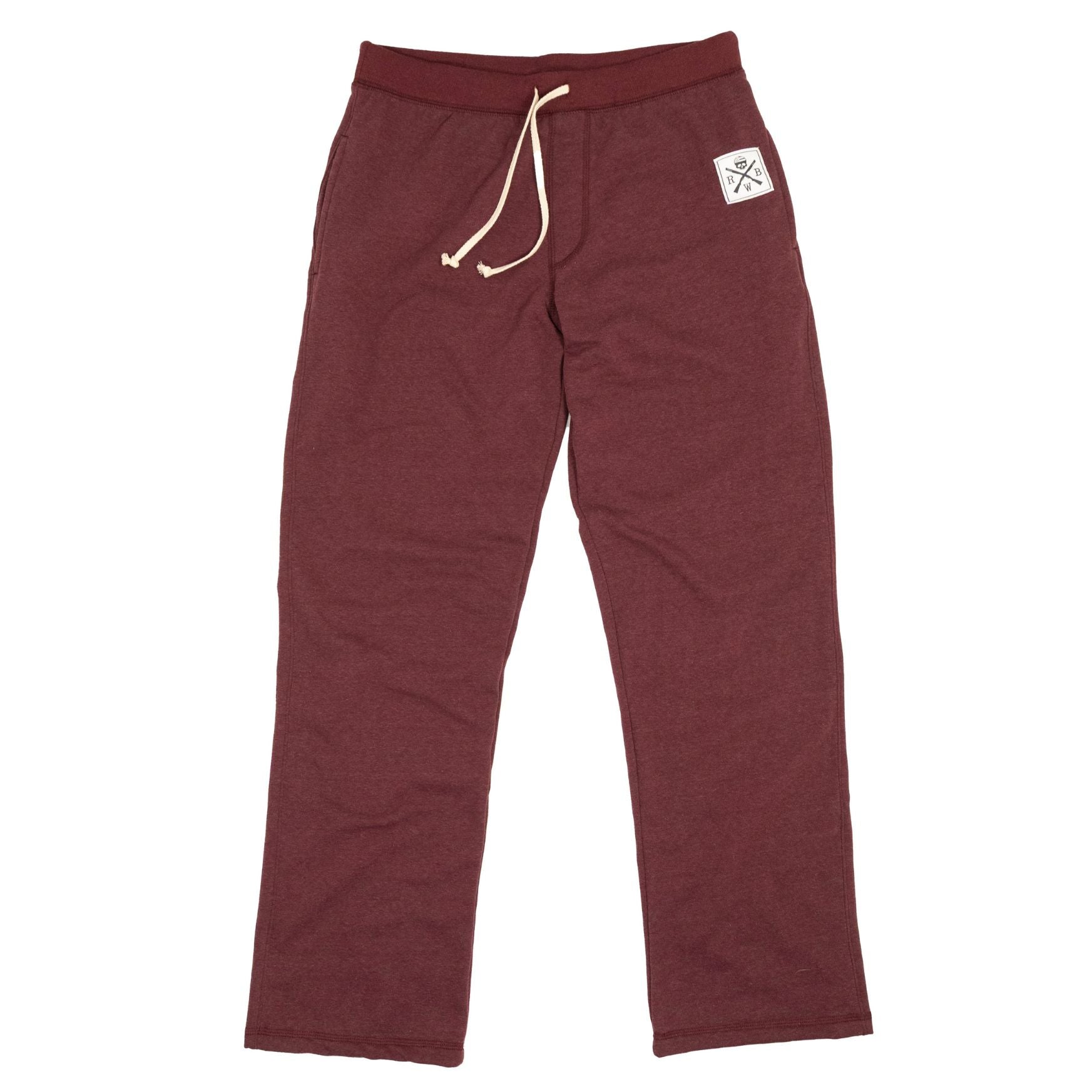 Men's American-Made Basic Lounge Sweatpants - Brick