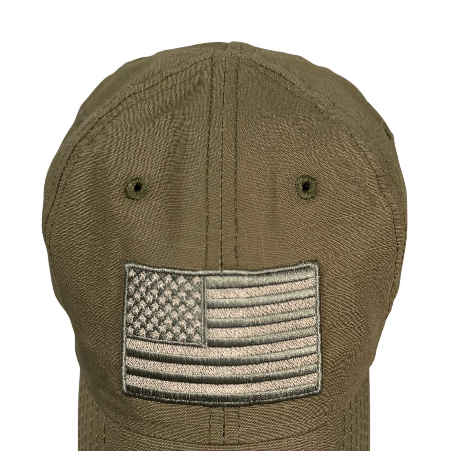 american flag hat no button on top