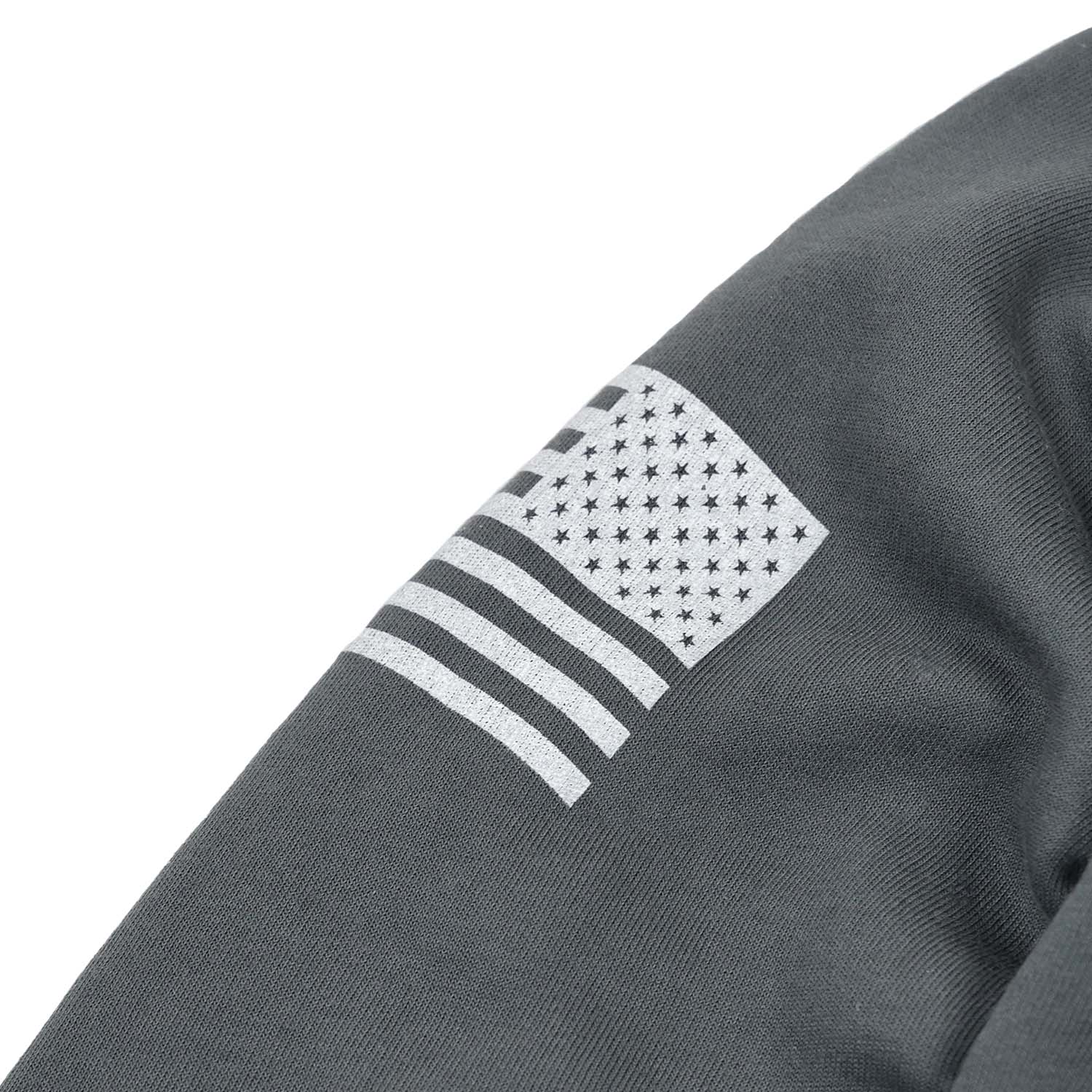 assaulting forward american flag hooded sweatshirt made in usa