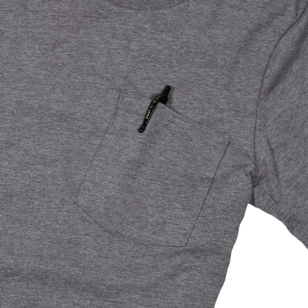 Made in usa pocket tee close up