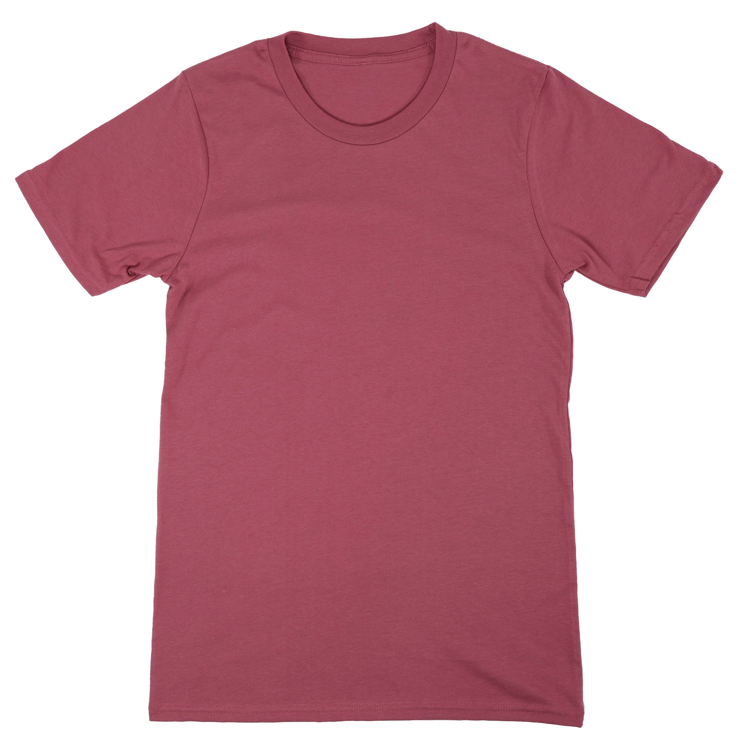 Everyday Blank American Made Cotton T-Shirt | Made in USA - Wine Red