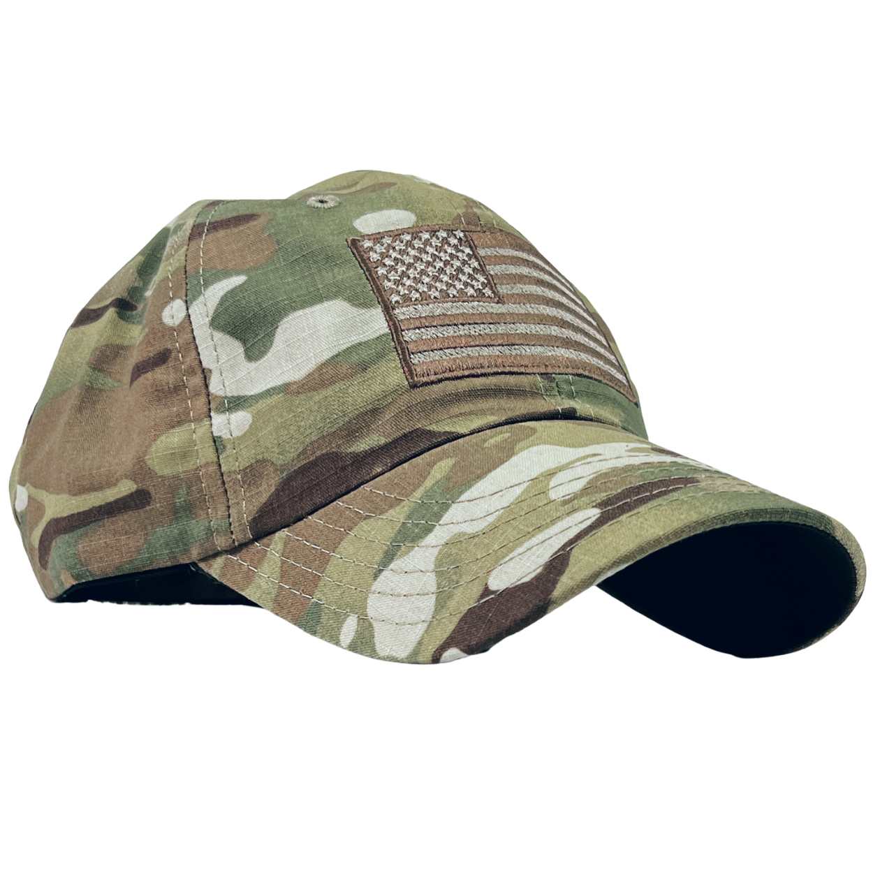 American Flag Multicam Range Hat - Made in USA
