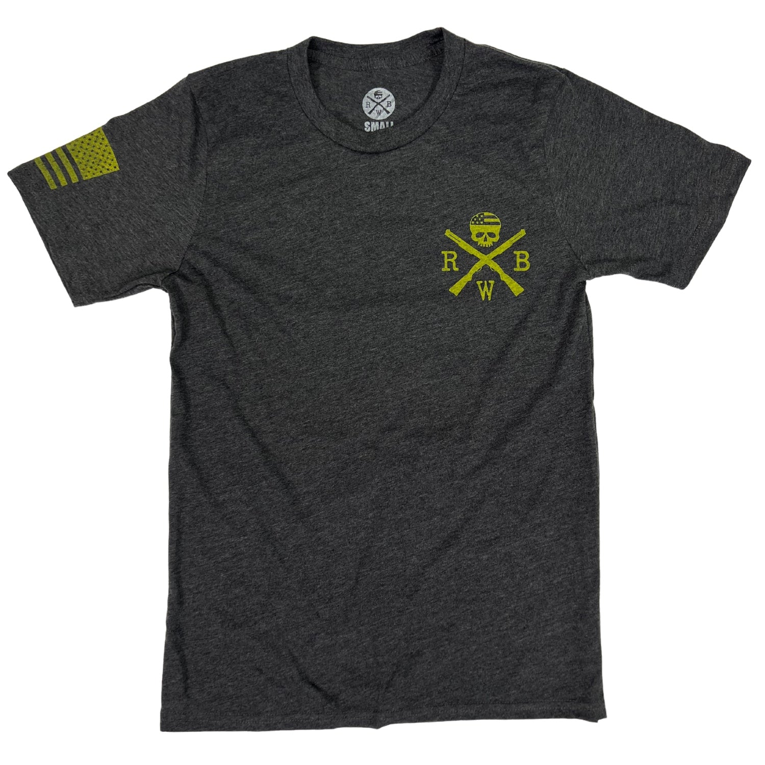 Men's Patriotic Don't Tread On Me Gadsden Flag T-Shirt - Front \ Made in USA