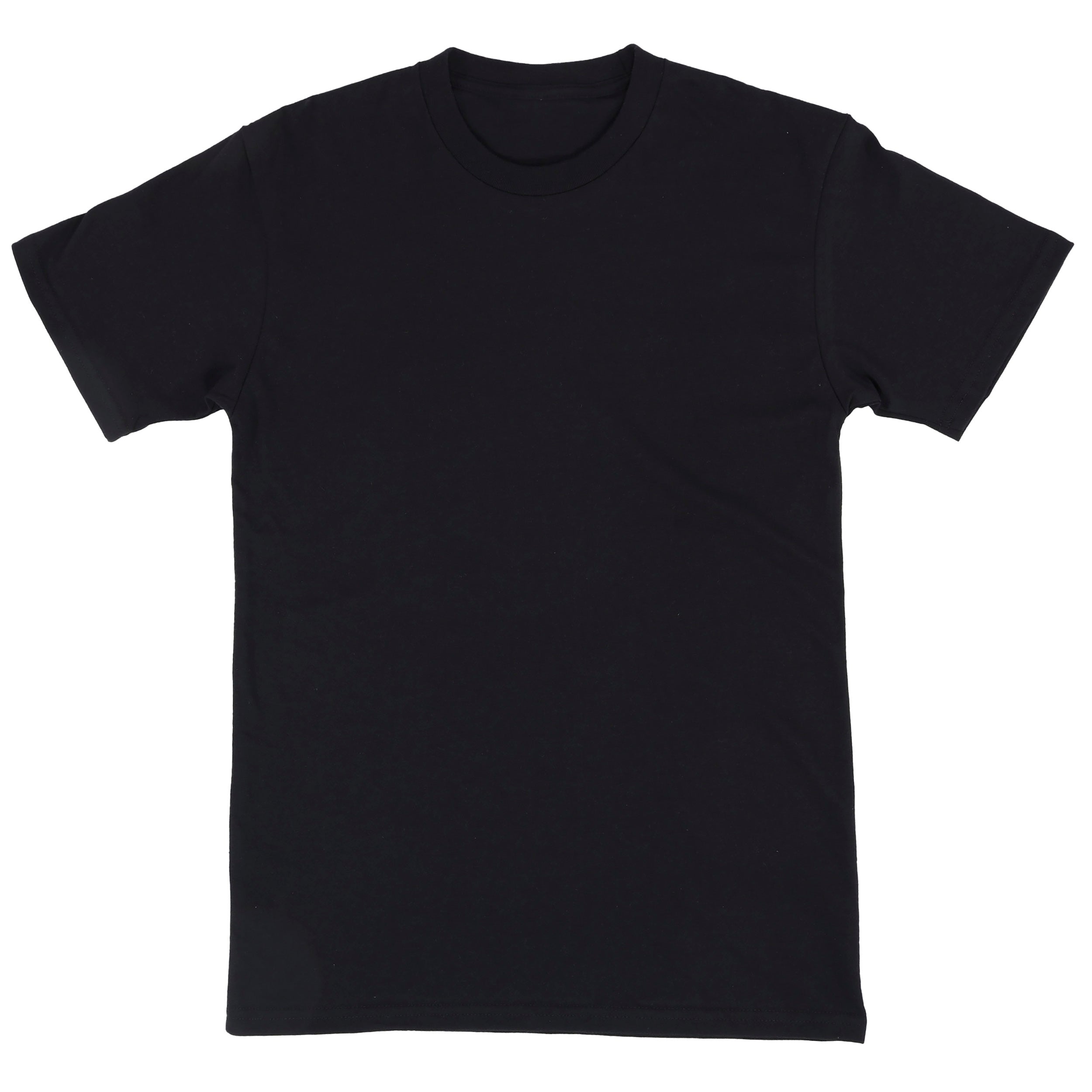 Blank American Made Heavyweight Cotton Work Shirt/T-Shirt| Made in the USA - Black