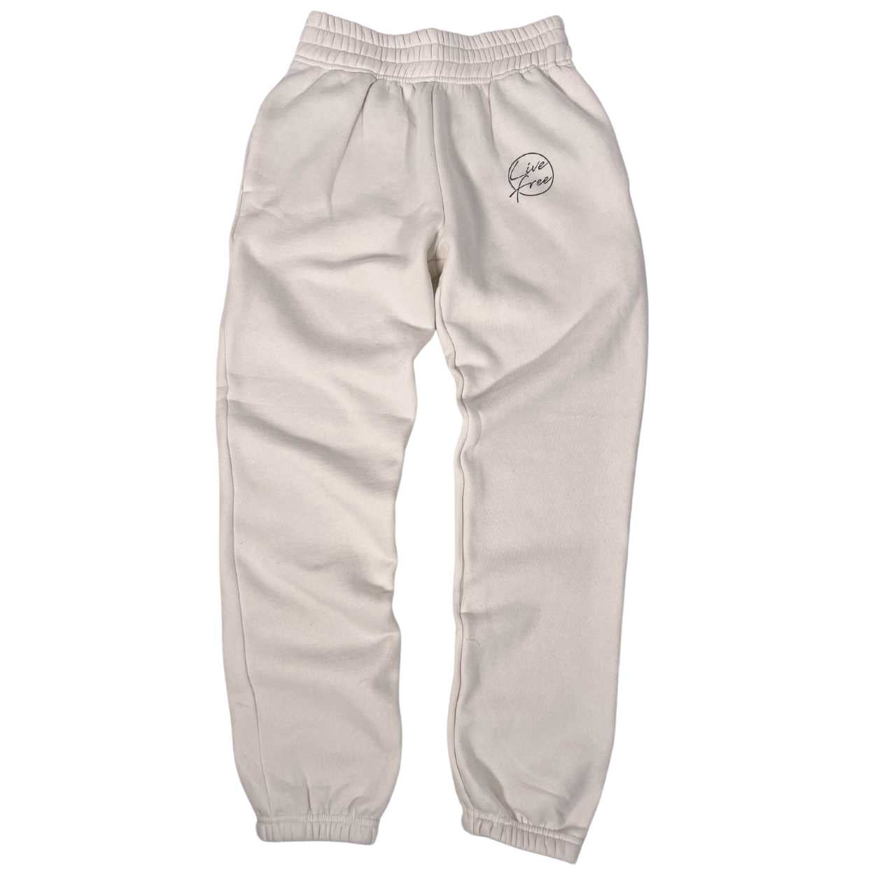 Women's Cozy Sweatpants | Patriotic | Made in USA - Natural