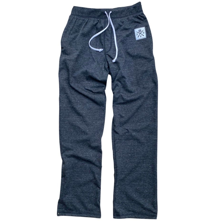 Men's American-Made Basic Lounge Sweatpants - Heather black