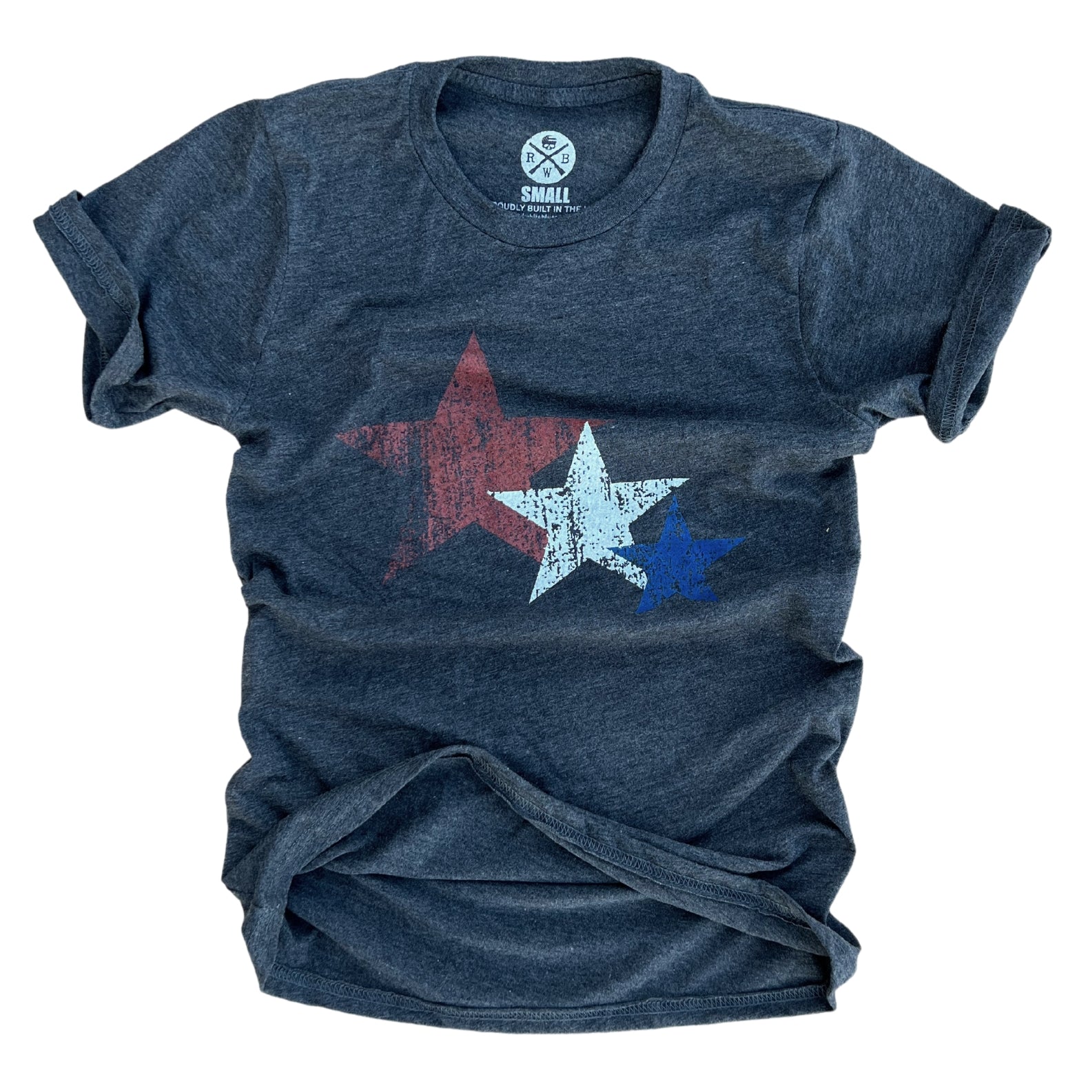 Women's Red White Blue Stars Patriotic T-Shirt