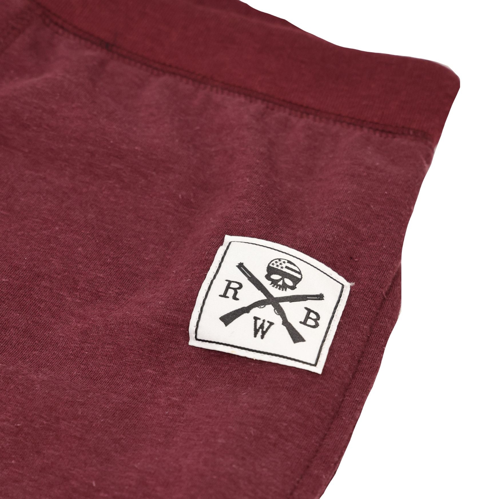 Men's American-Made Basic Lounge Sweatpants -  Brick with logo