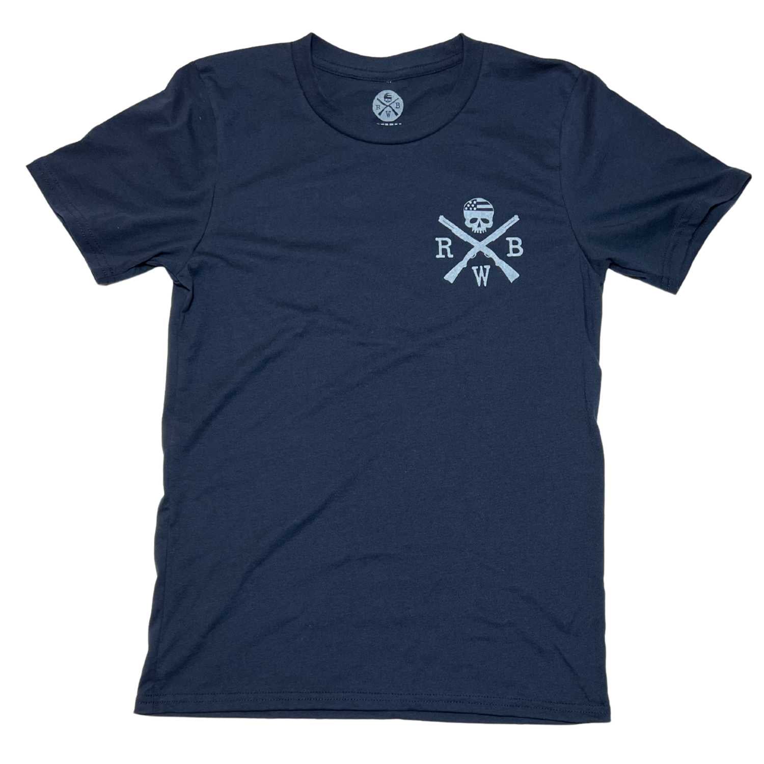 American Flag T-Shirt in Navy| Made in USA