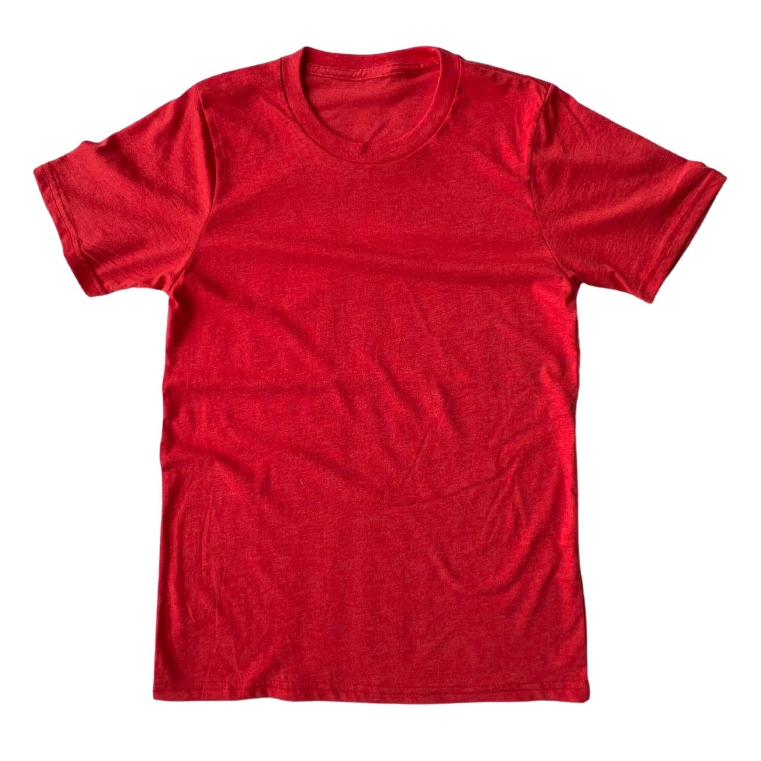 Men's  Favorite American Made Everyday Blank T-shirt / Made in USA (Red)