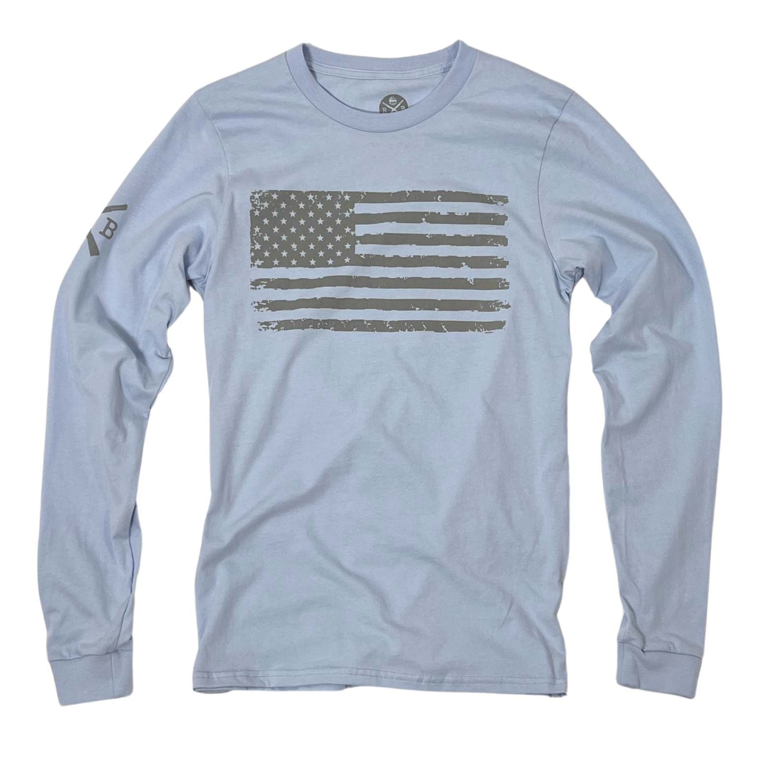 Men's American Flag Long-Sleeve T-Shirt 