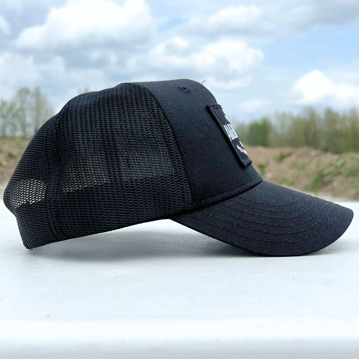 American-Made Trucker Hat | Blacked Out
