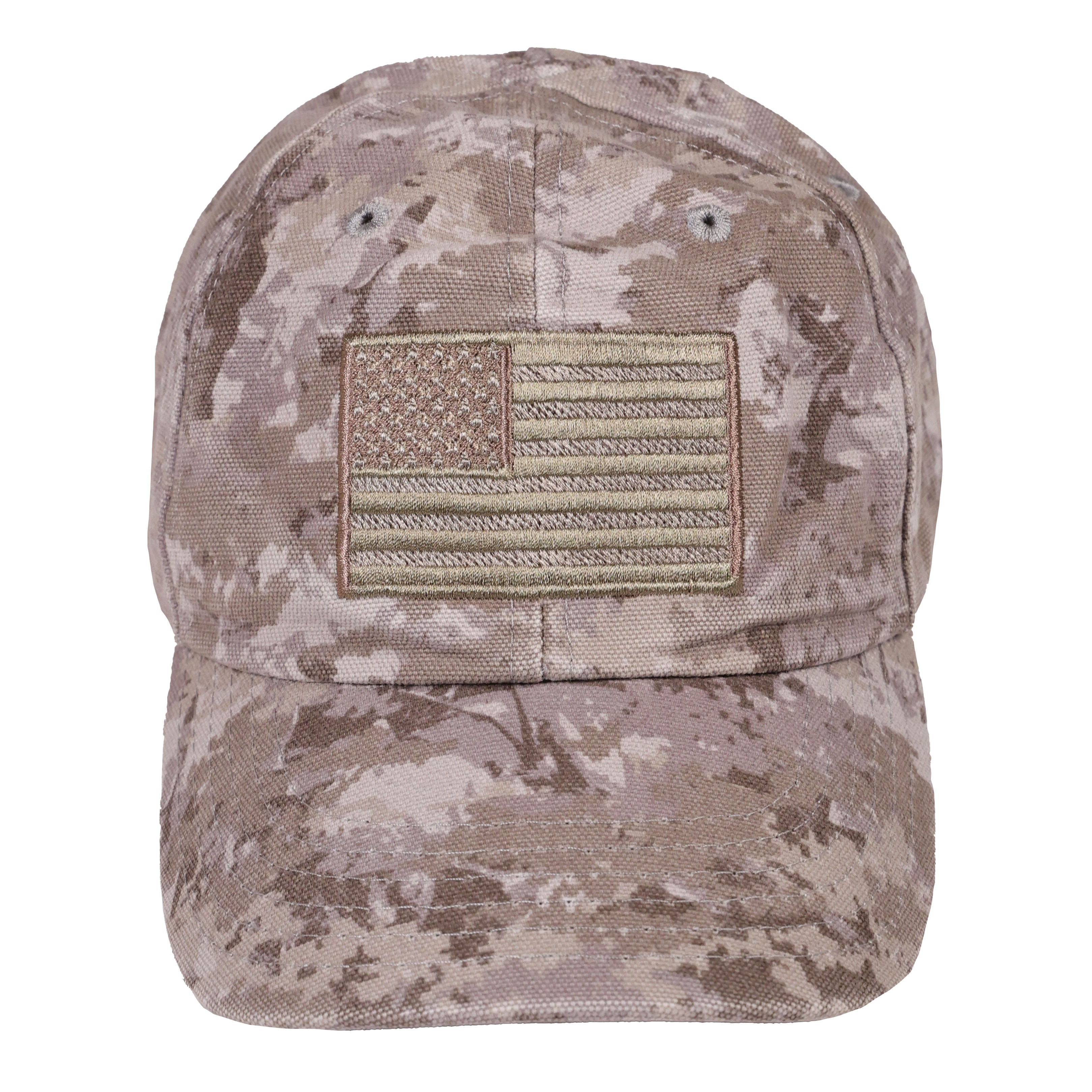 Camo American Flag Ranch Hat Heavyweight Duck Canvas Made America