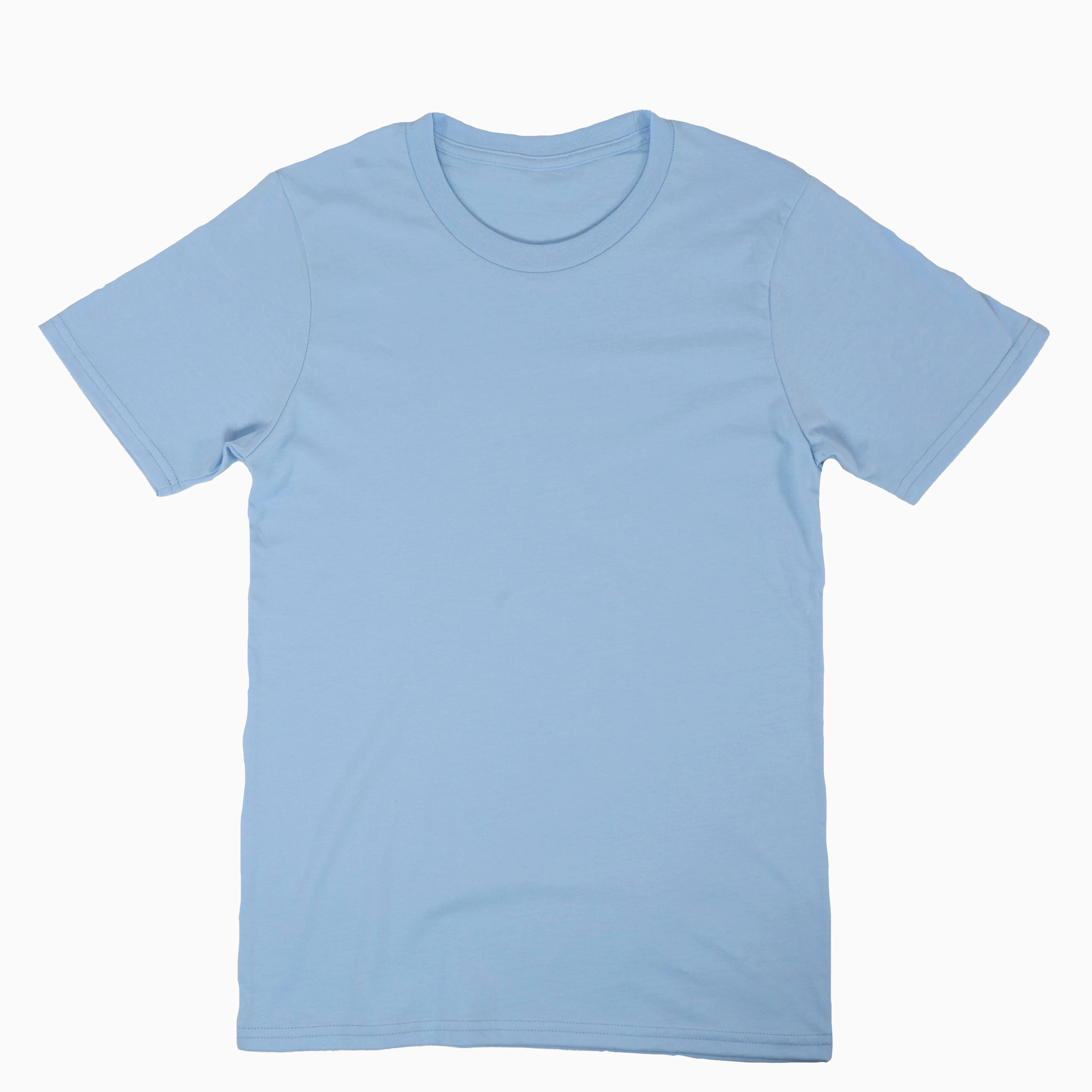 Everyday Blank American Made Cotton T-Shirt | Made in USA - Sky Blue