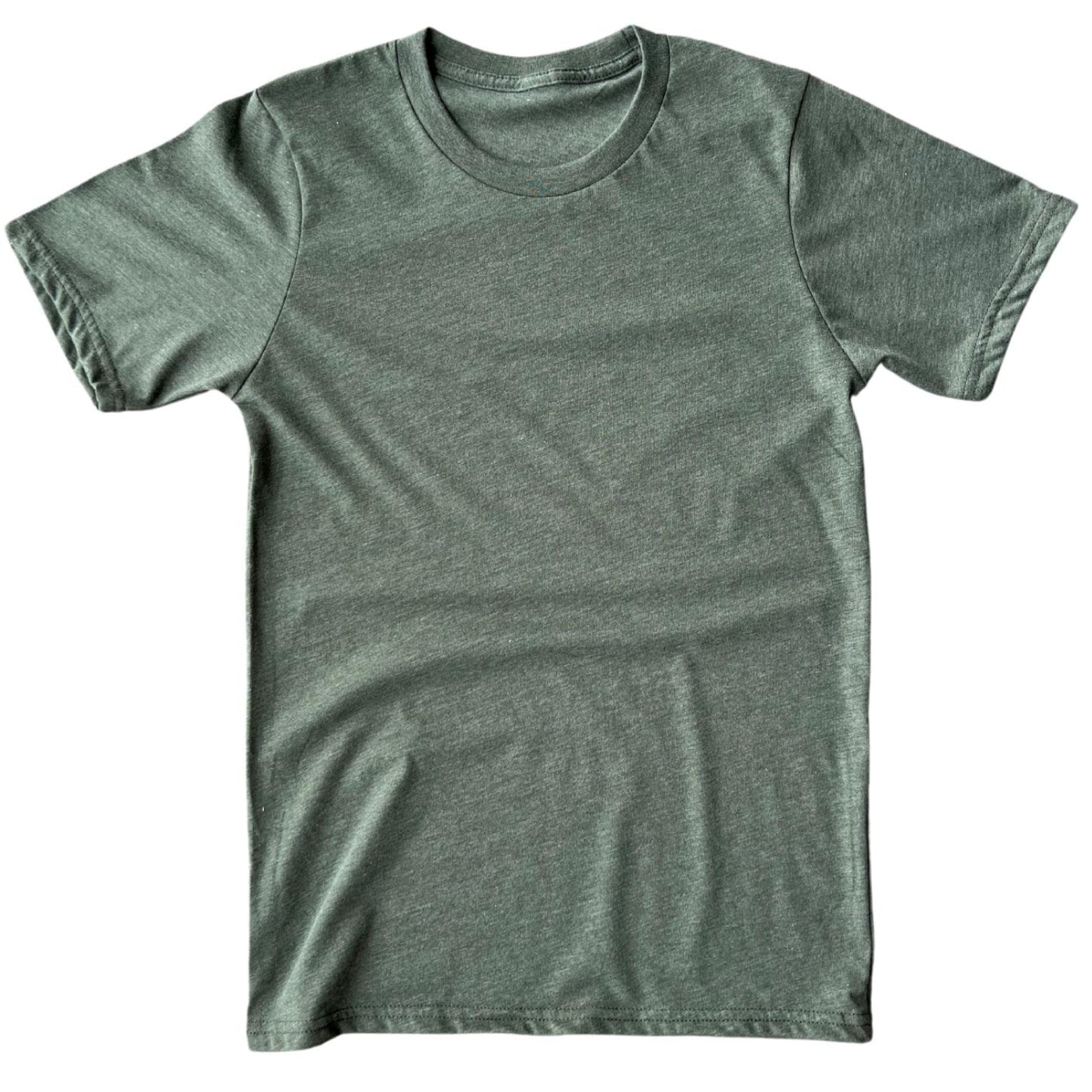 Basic Blank T-Shirt Core 3-Pack Heather Army | Made in USA