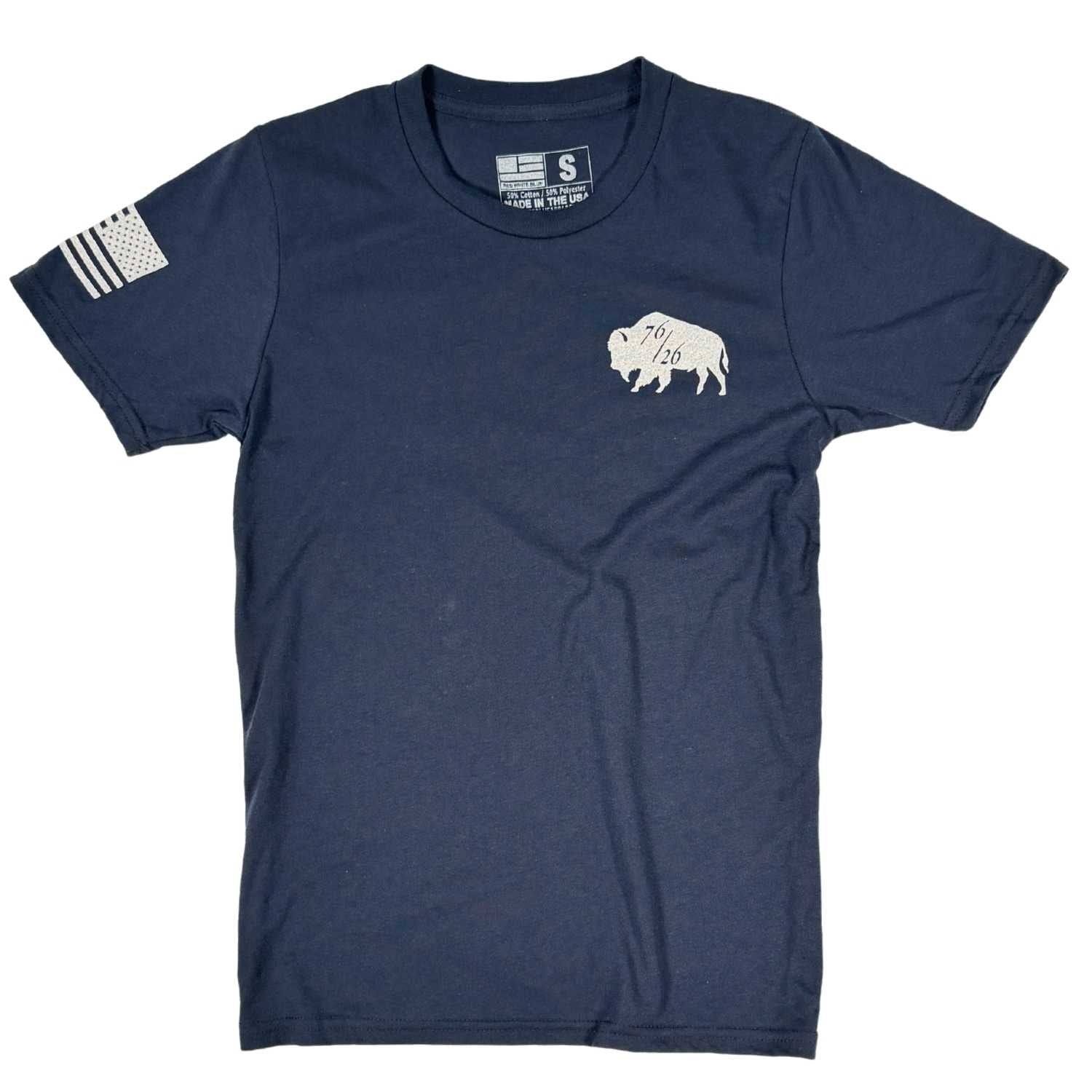 Made In USA America 250 Bison T-Shirt