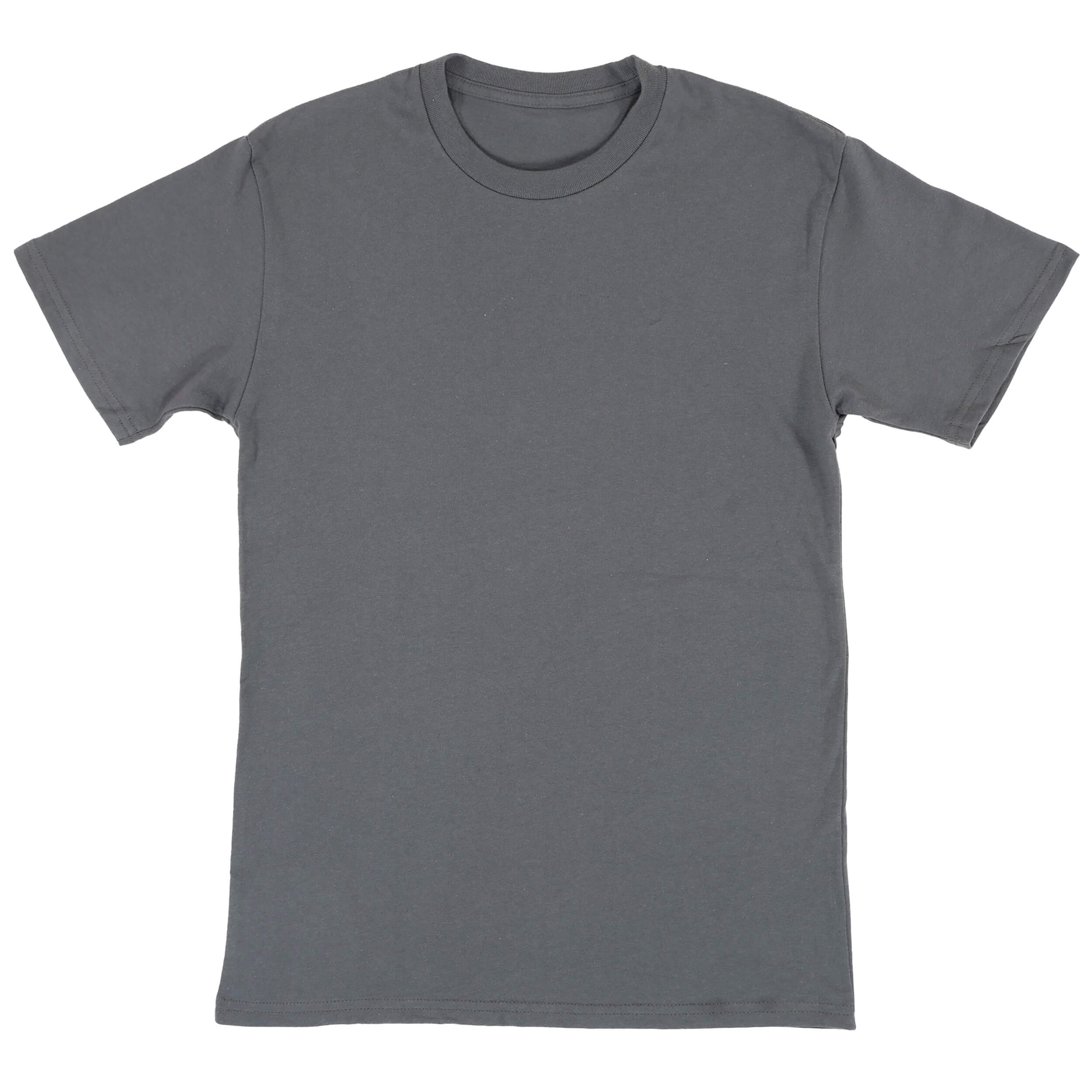 Blank American Made Heavyweight Cotton Work Shirt/T-Shirt| Made in the USA- Gray