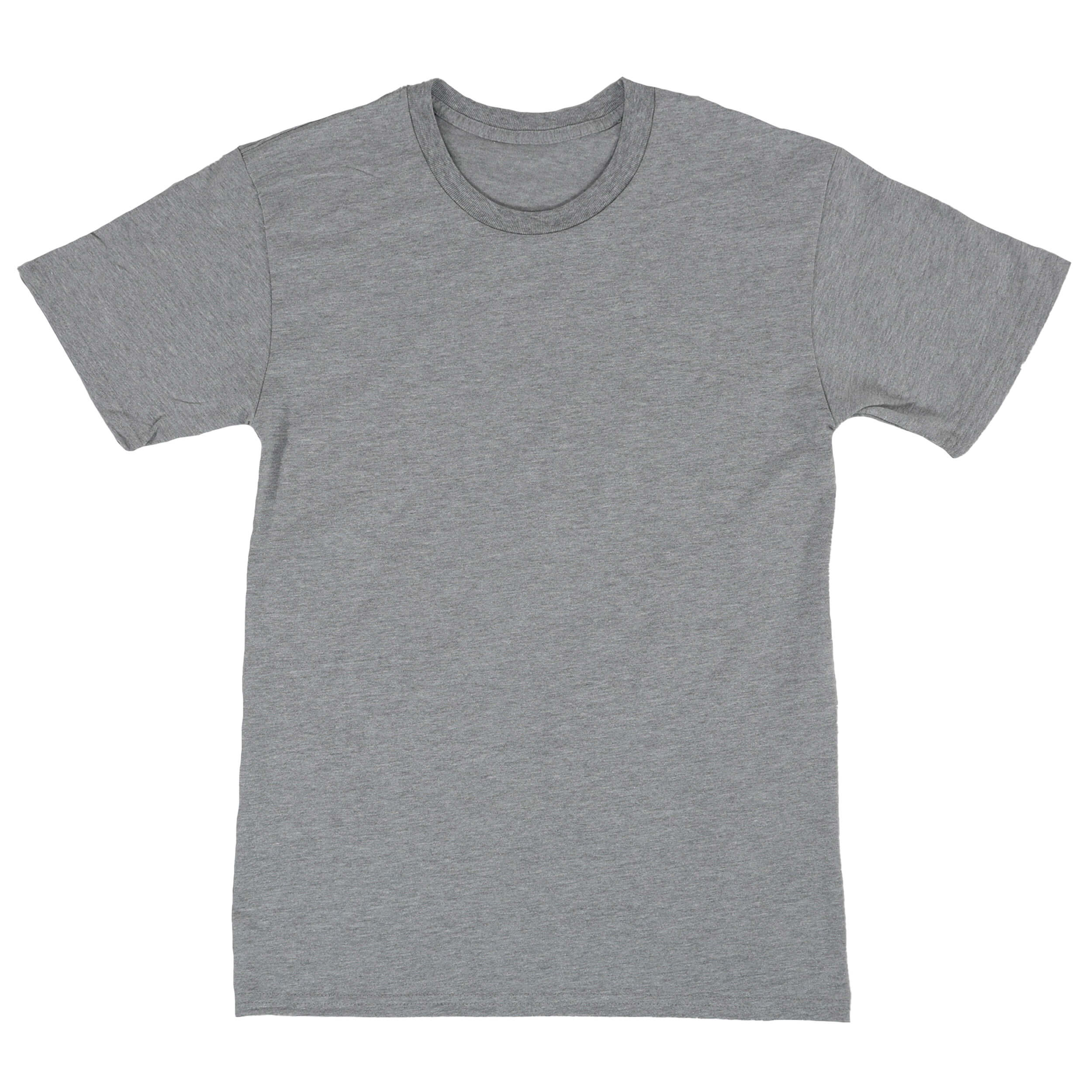 Blank American Made Heavyweight Cotton Work Shirt/T-Shirt| Made in the USA - Light Gray