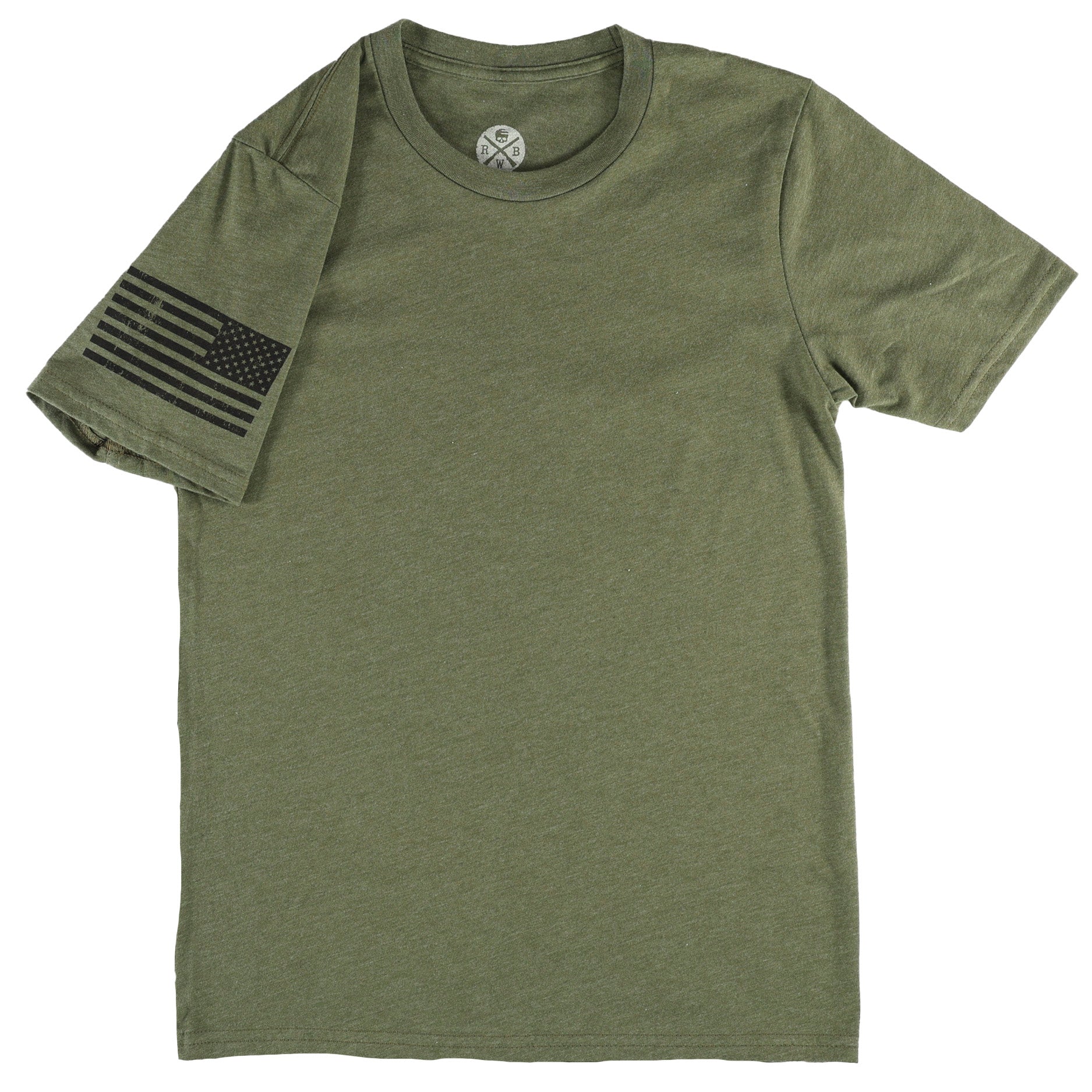 Everyday Patriotic American Flag on Sleeve T-Shirt 3-Pack | Made in USA Army