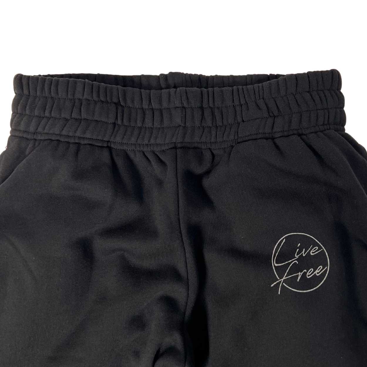 Women's Cozy Sweatpants | Patriotic | Made in USA -  Black
