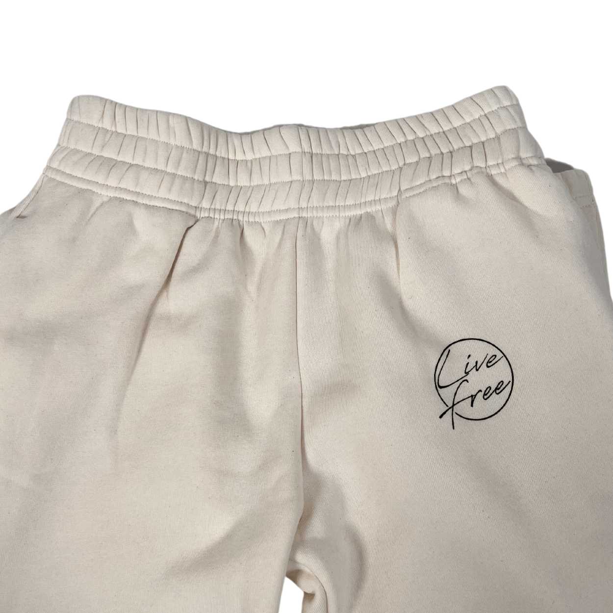 Women's Cozy Sweatpants | Patriotic | Made in USA - Natural  Live Free