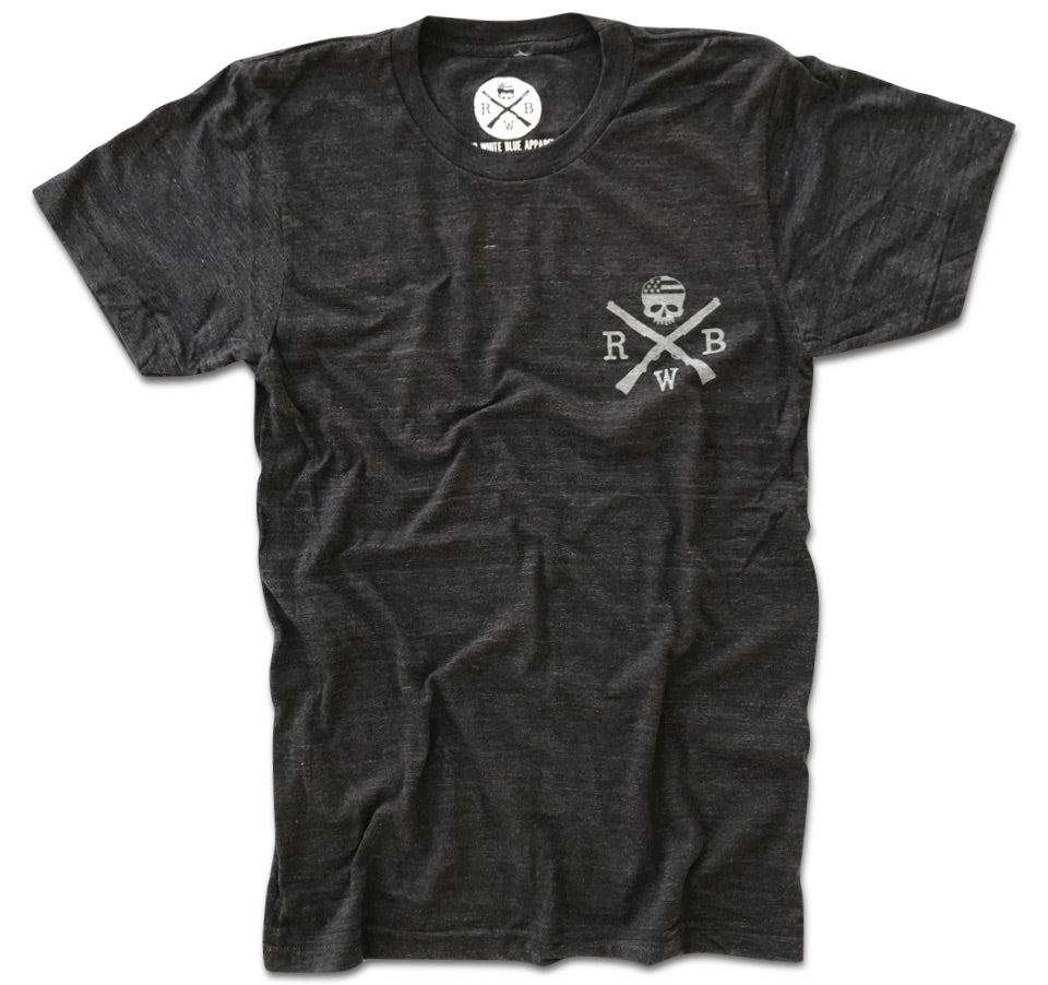 Men's Patriotic T-Shirt  RWB Logo - Shall not be Infringed  Front