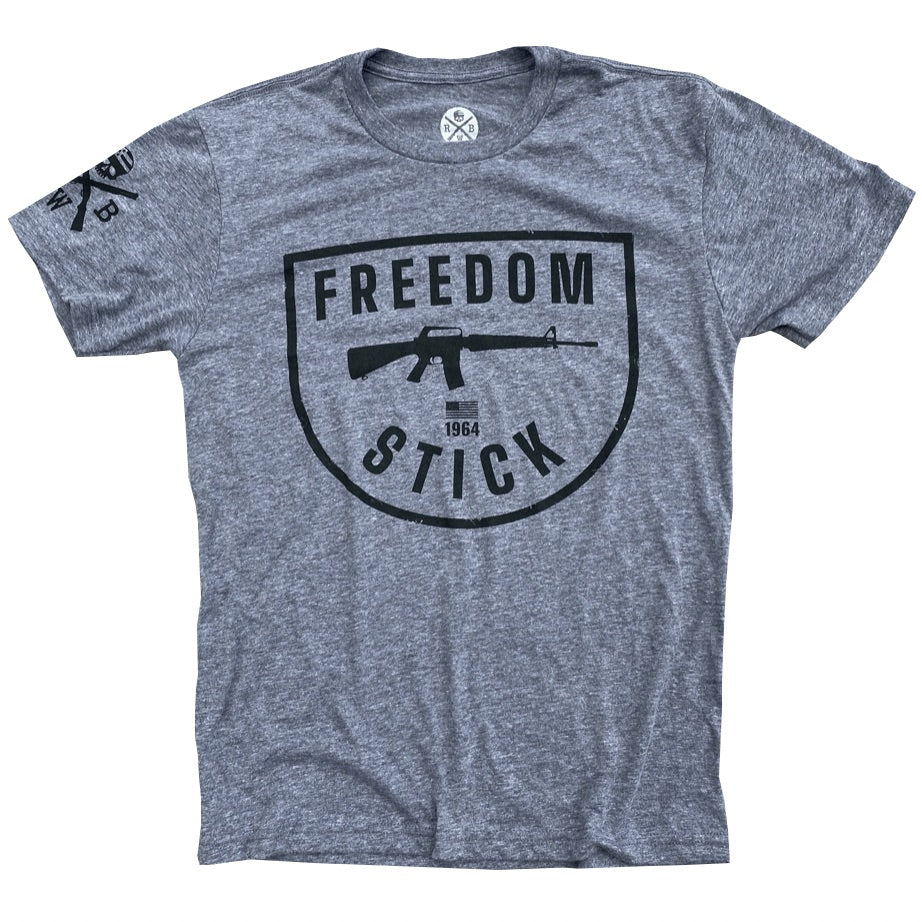 Men's Patriotic Freedom Stick T-Shirt/ Made in USA